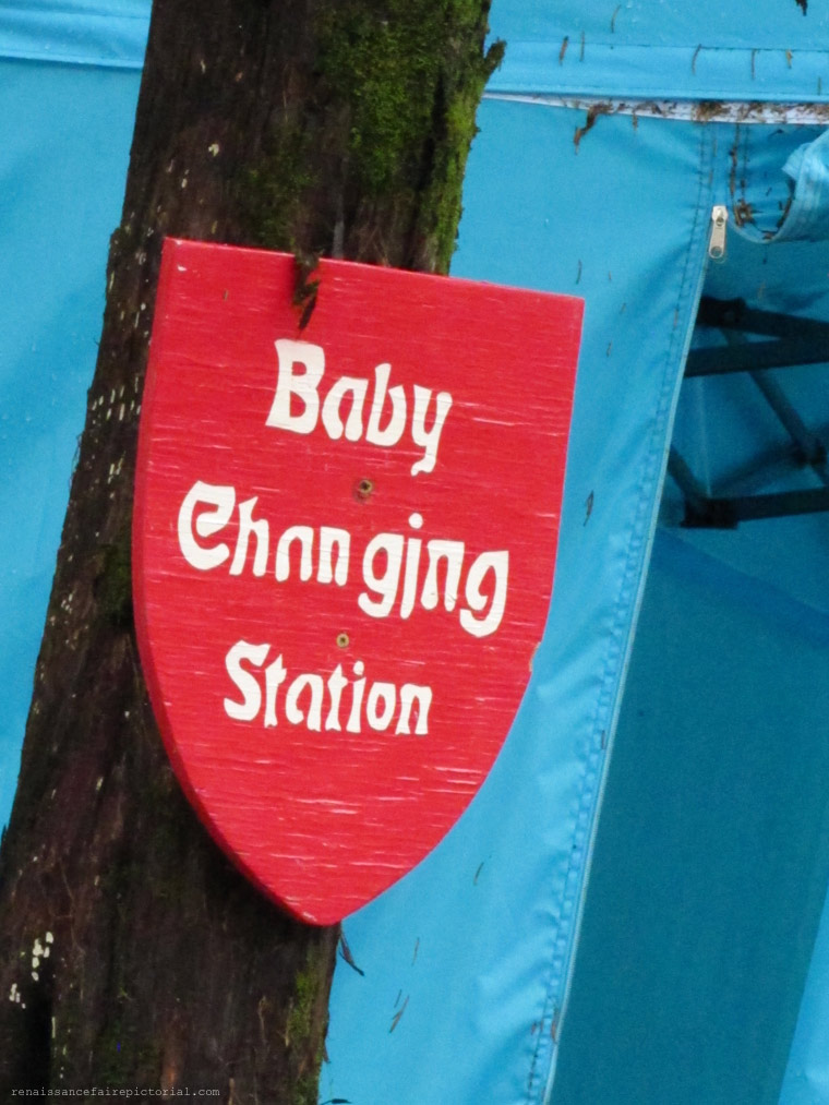 Painted sign {Baby Changing station