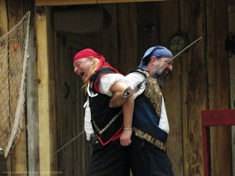 Pirates in combat