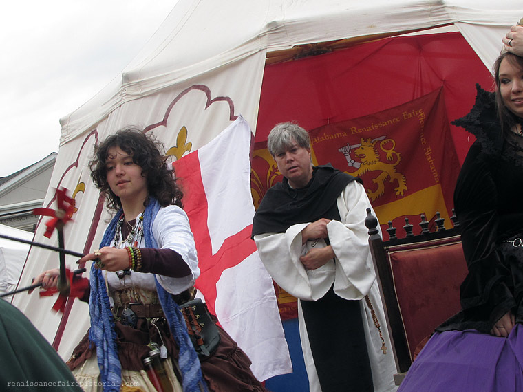 woman using juggling sticks