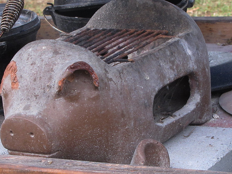 pig shaped grill