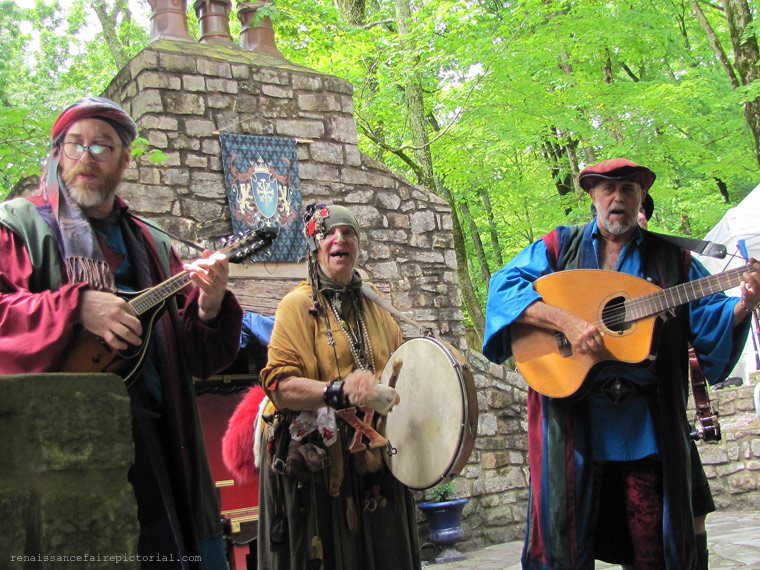 the band, empty hats