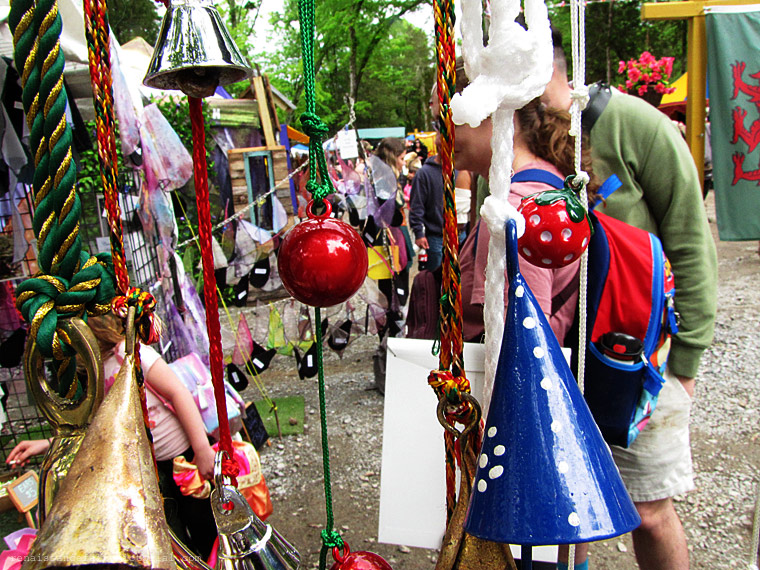 multiple strings of bells