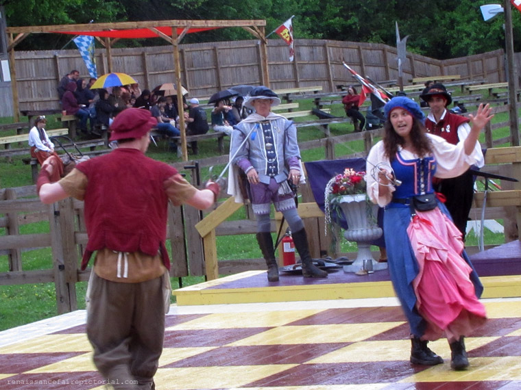 two people duel on a large chessboard