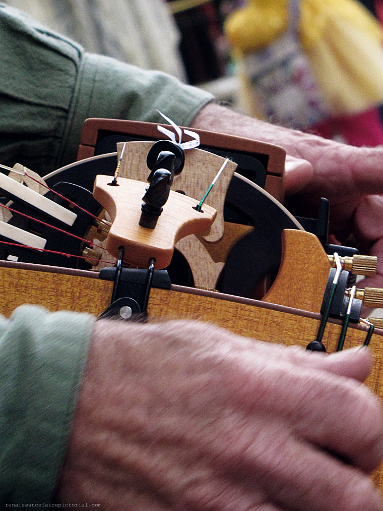 side view of string instrument