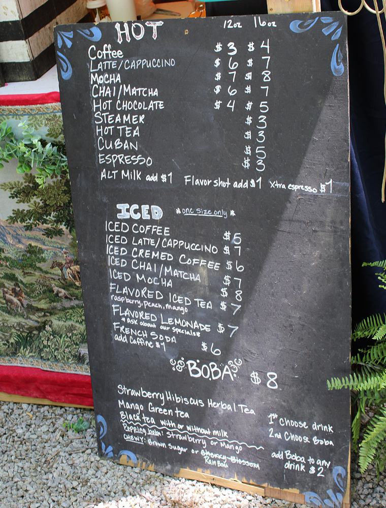 menu board